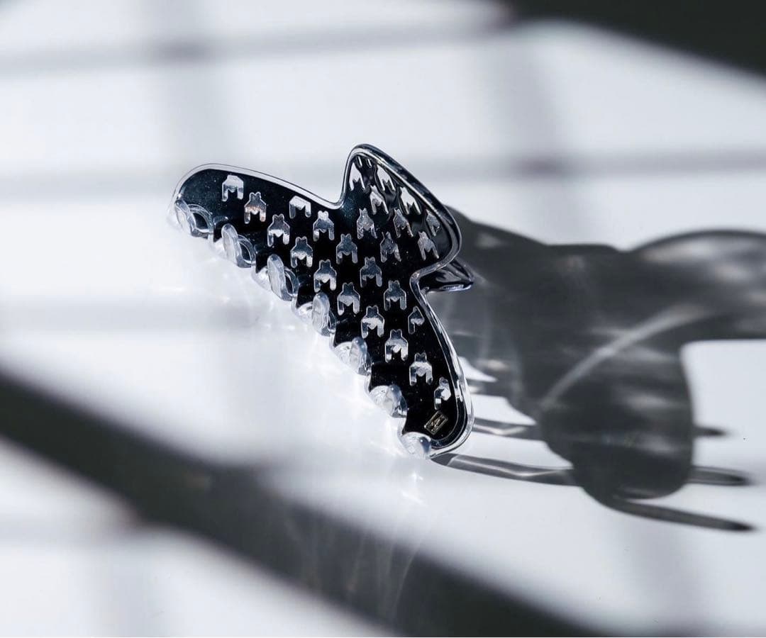 アレクサンドル ドゥ パリ クリップ クリア×ブラック