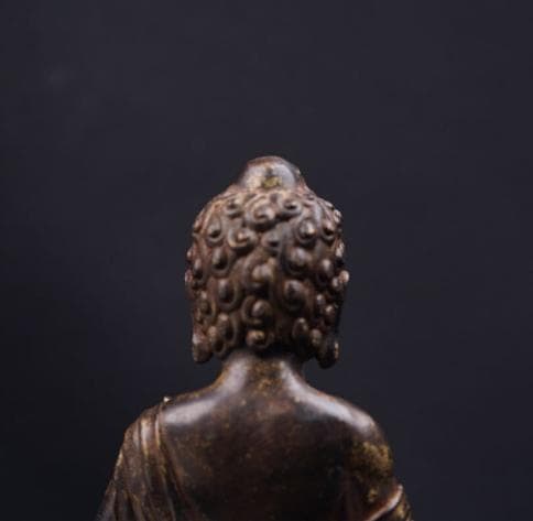 誕生仏　古銅仏像　旧家蔵出品　#672