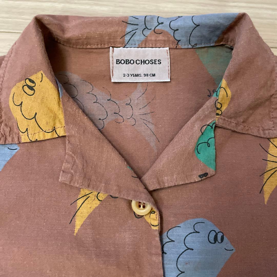 BOBO CHOSES 魚柄セットアップ　2-3y 98cm