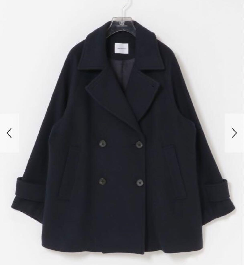 新品　URBAN RESEARCH スーパー100メルトンPコート　D.NAVY