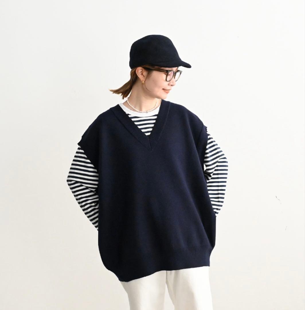 シンチ　オブラダ　ニットベスト ネイビー