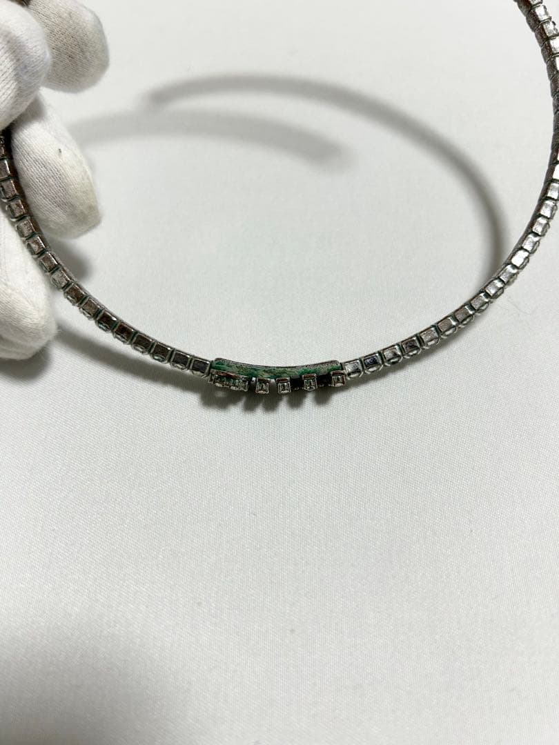 【美品】MIU MIU(ミュウミュウ) カチューシャ レディース　シルバー