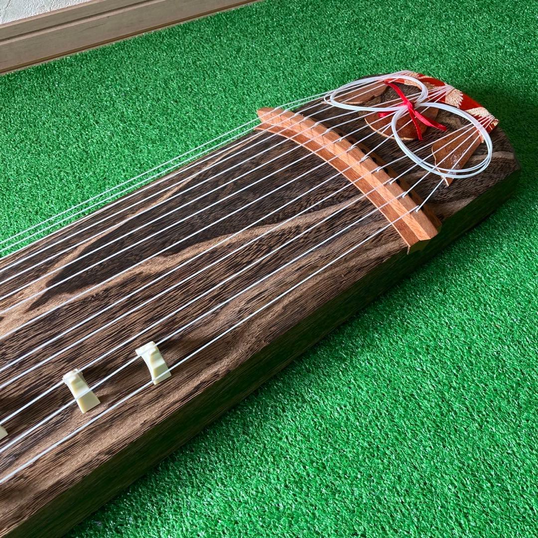 ゼンオン 文化琴 13弦 和楽器 ケース付き　②