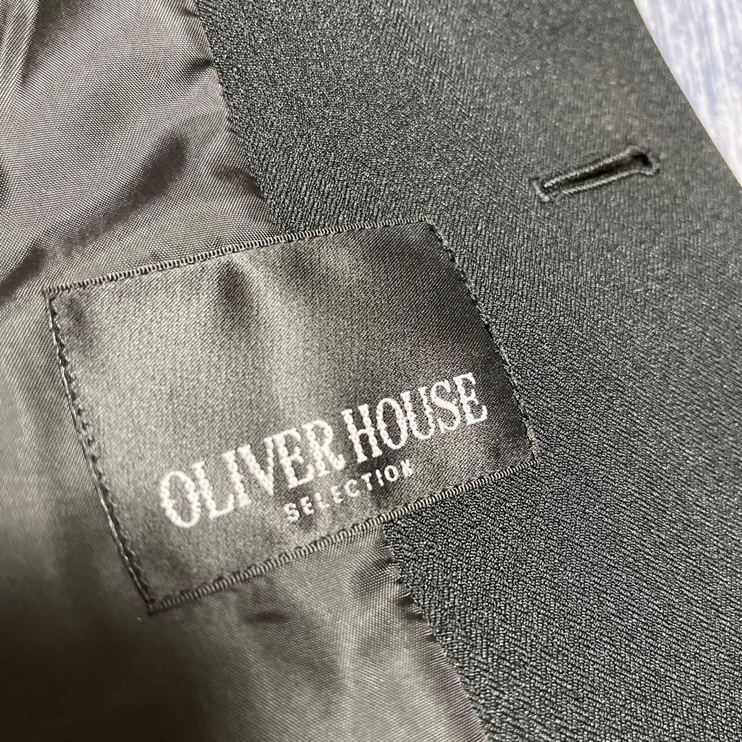 男の子 160E 160 E体 スーツ OLIVER HOUSE 黒