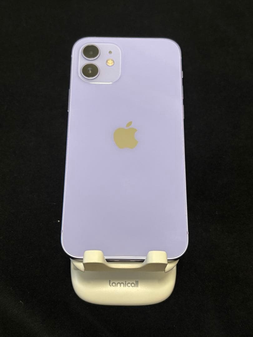 【美品】Apple iPhone 12 64GB ラベンダー SIMフリー