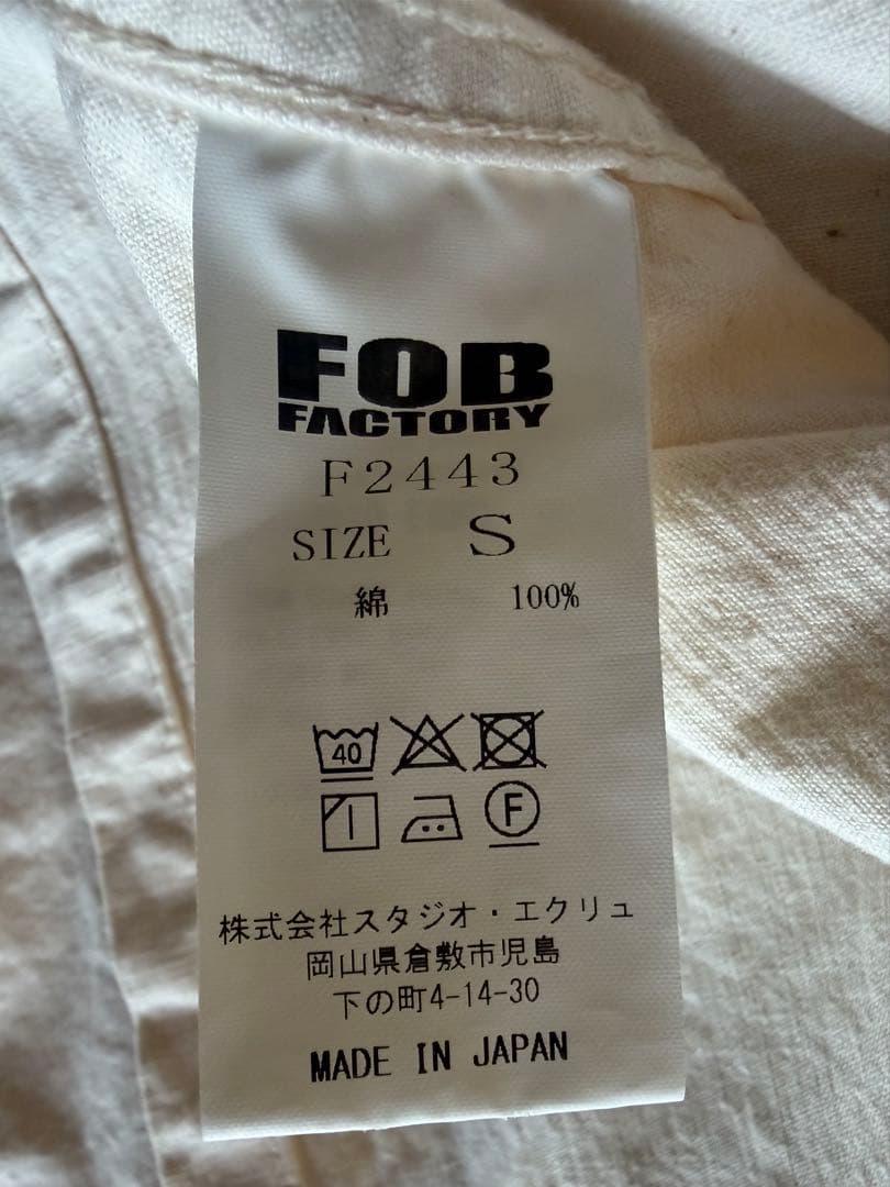 新品同様FOB FACTORY F2443 USアーミー ジャケットプルオーバー