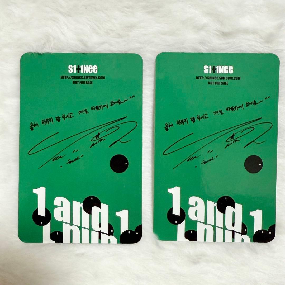 【新品】SHINee TAEMINテミン トレカ 1and1 幼少期 韓国