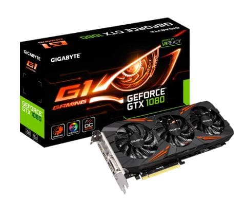 NVIDIA Geforce GTX1080 ビデオカード 8 GB 美品