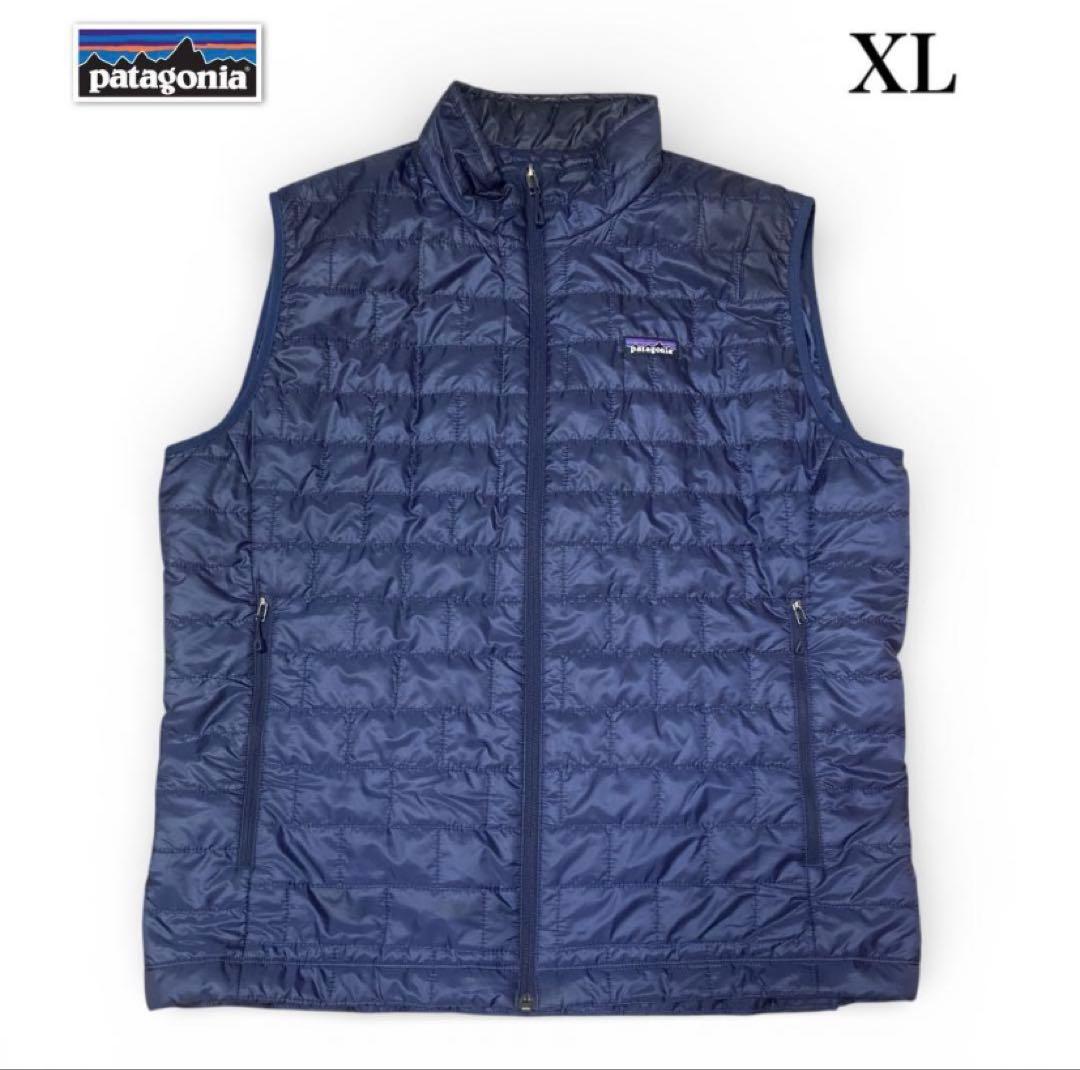 Patagonia パタゴニア　ナノパフ　　ベスト　メンズ XL ネイビー