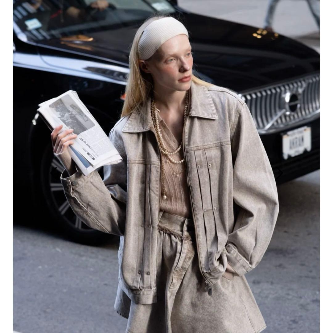 THE TOE オリンピアデニムジャケット S ブラウン