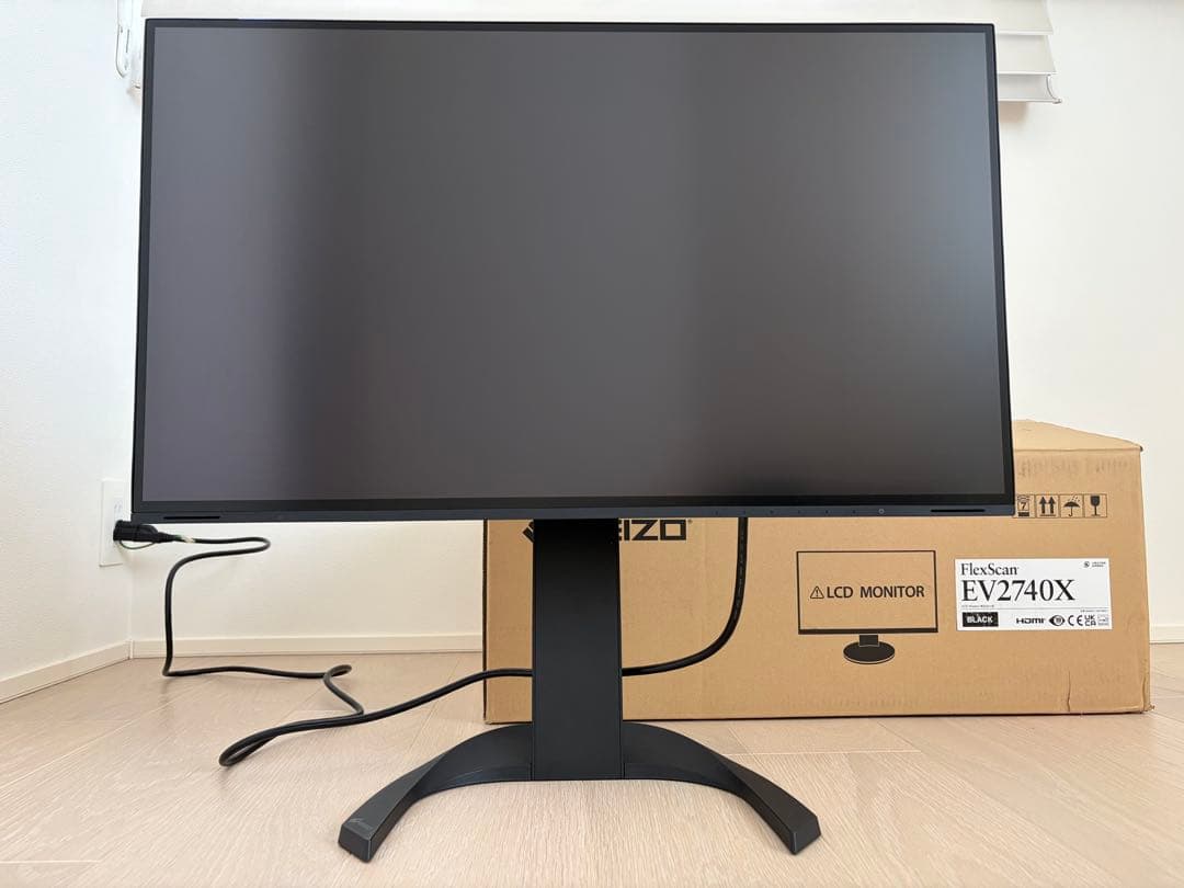 【24年購入】EIZO EV2740X 4K 極美品 使用2830h 元箱付