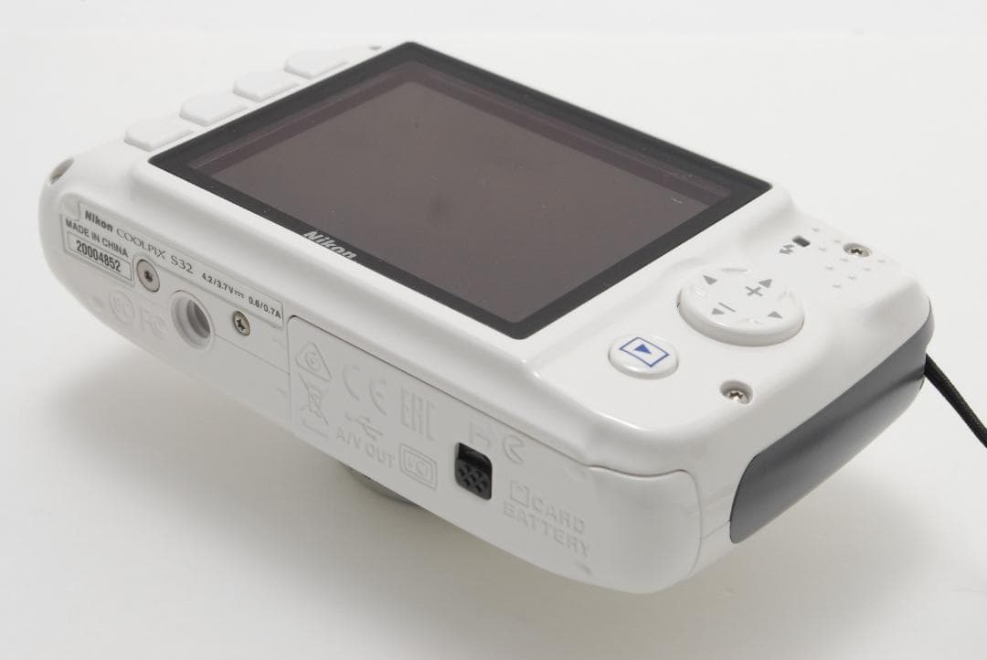 Nikon COOLPIX S32 ホワイト 防水カメラ 動作確認済み