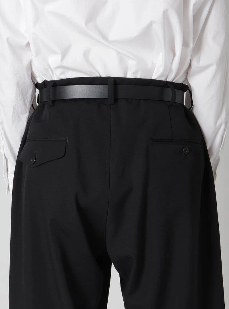 スーツ yohji yamamoto FRONT TUCK PANTS