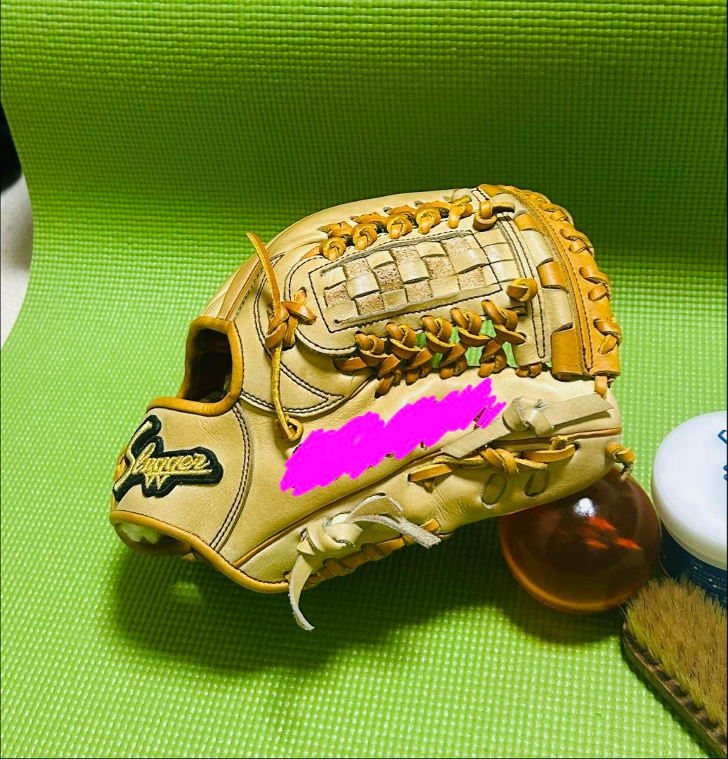 超美品　久保田スラッガー　フルオーダー　内野　グローブ　軟式　ミズノプロ