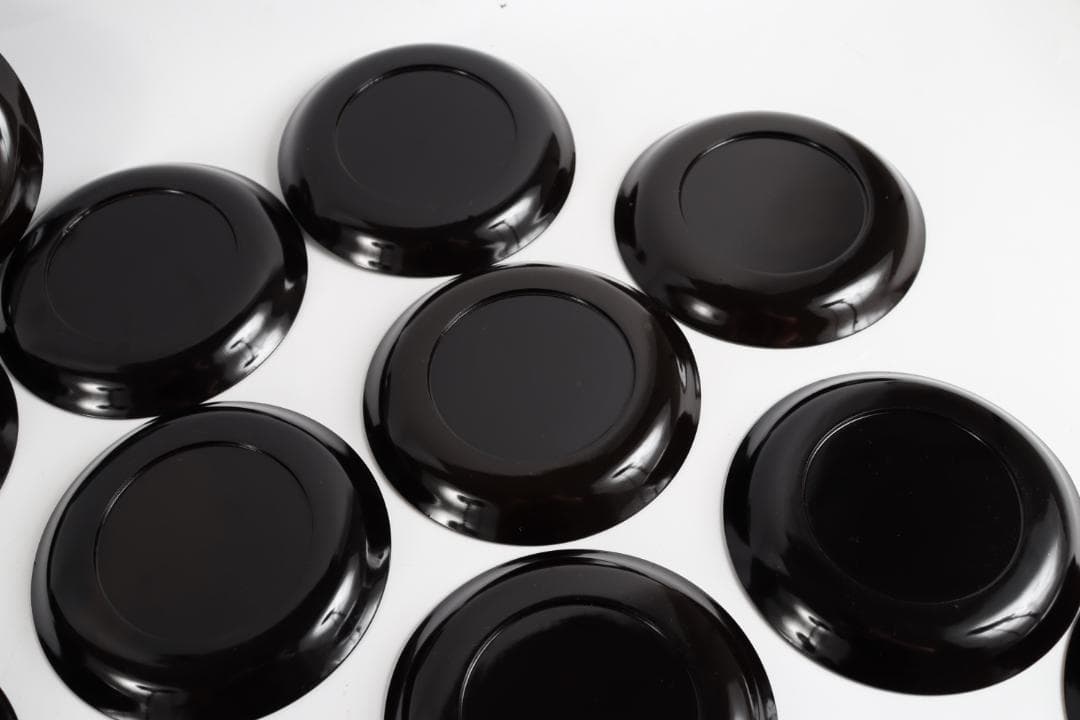 木地金蒔絵 銘々盆 花蒔絵 二十客 皿 茶道具