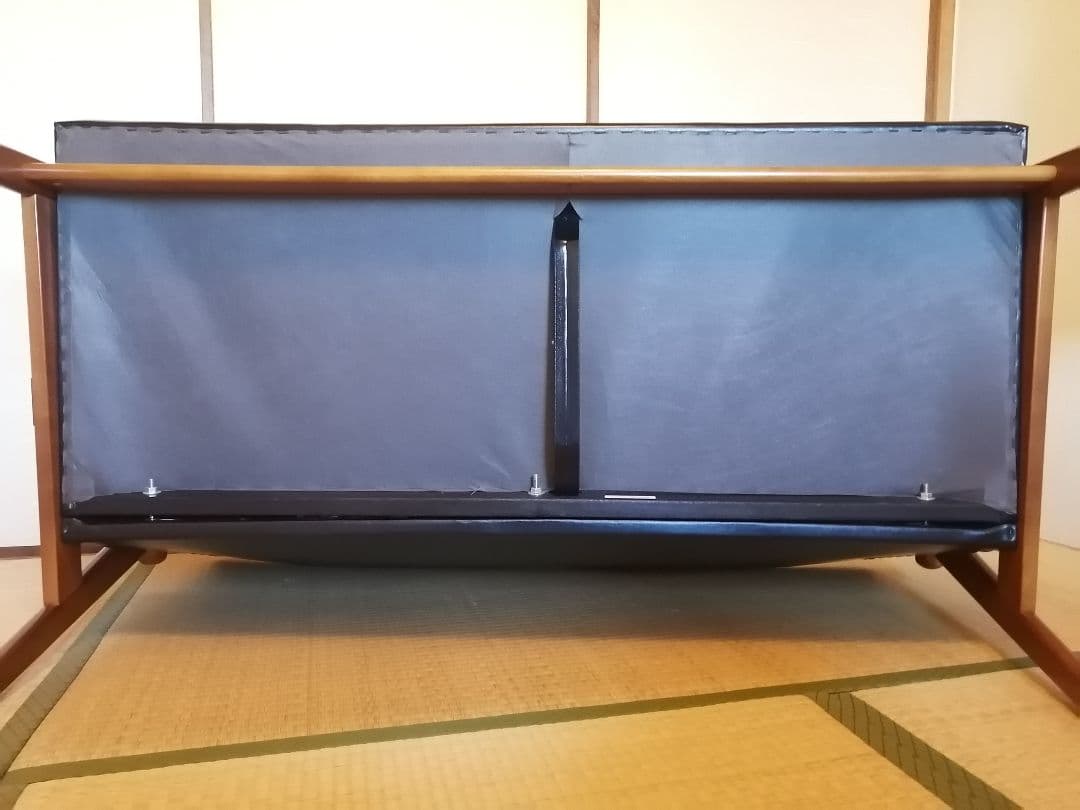 カリモク60　Kチェア　2人掛け　スタンダードブラック