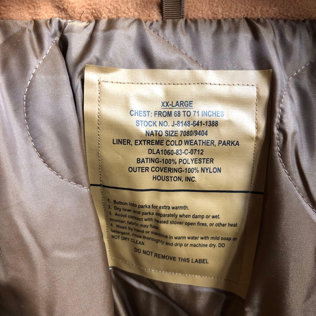 ヒューストン コールドウェザーパーカー エクワックス ミリタリージャケット