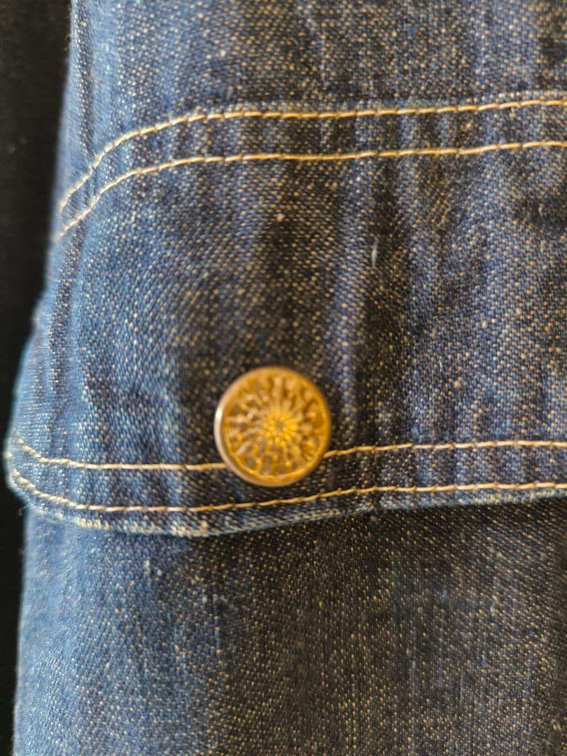 【ヴィンテージ】BLUE WING デニムカバーオール ブランケット付