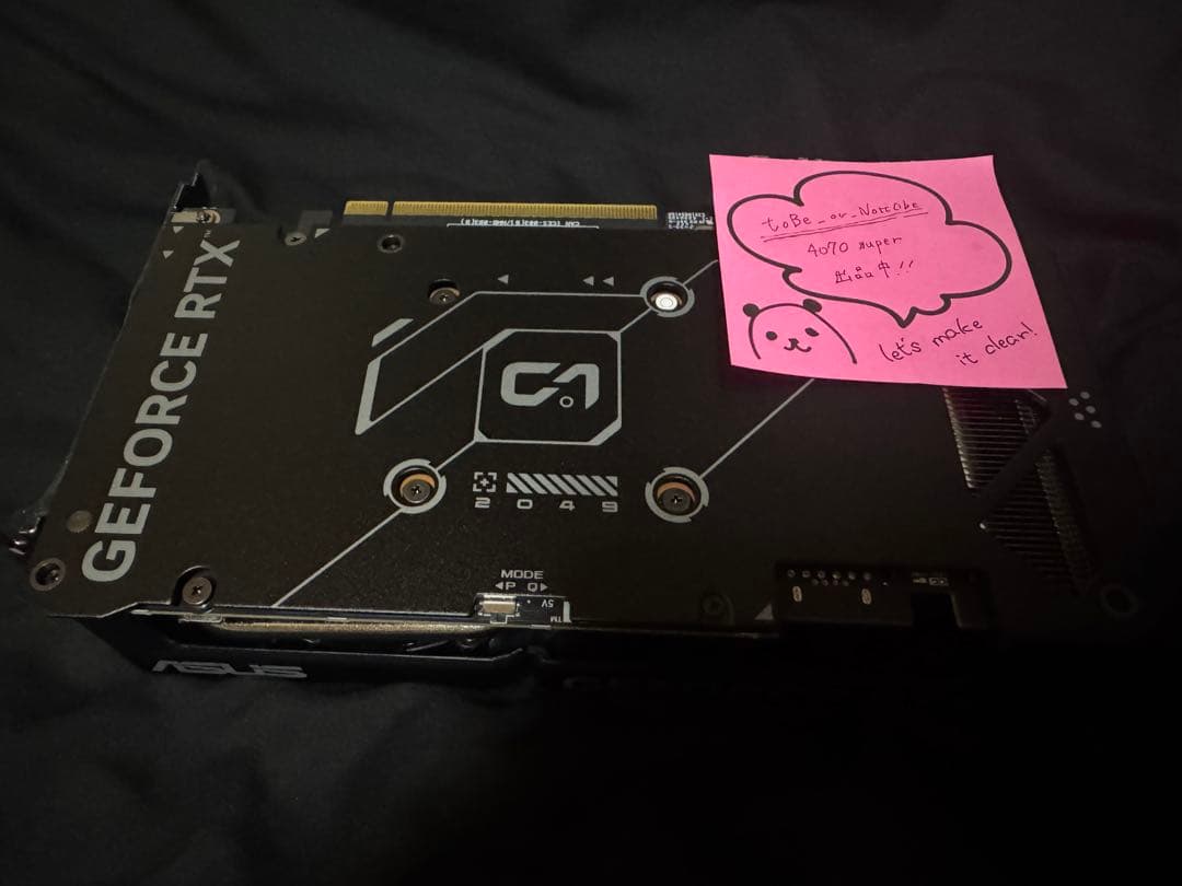 【本日限定】ASUS GeForceRTX4070SUPER 12GB OC