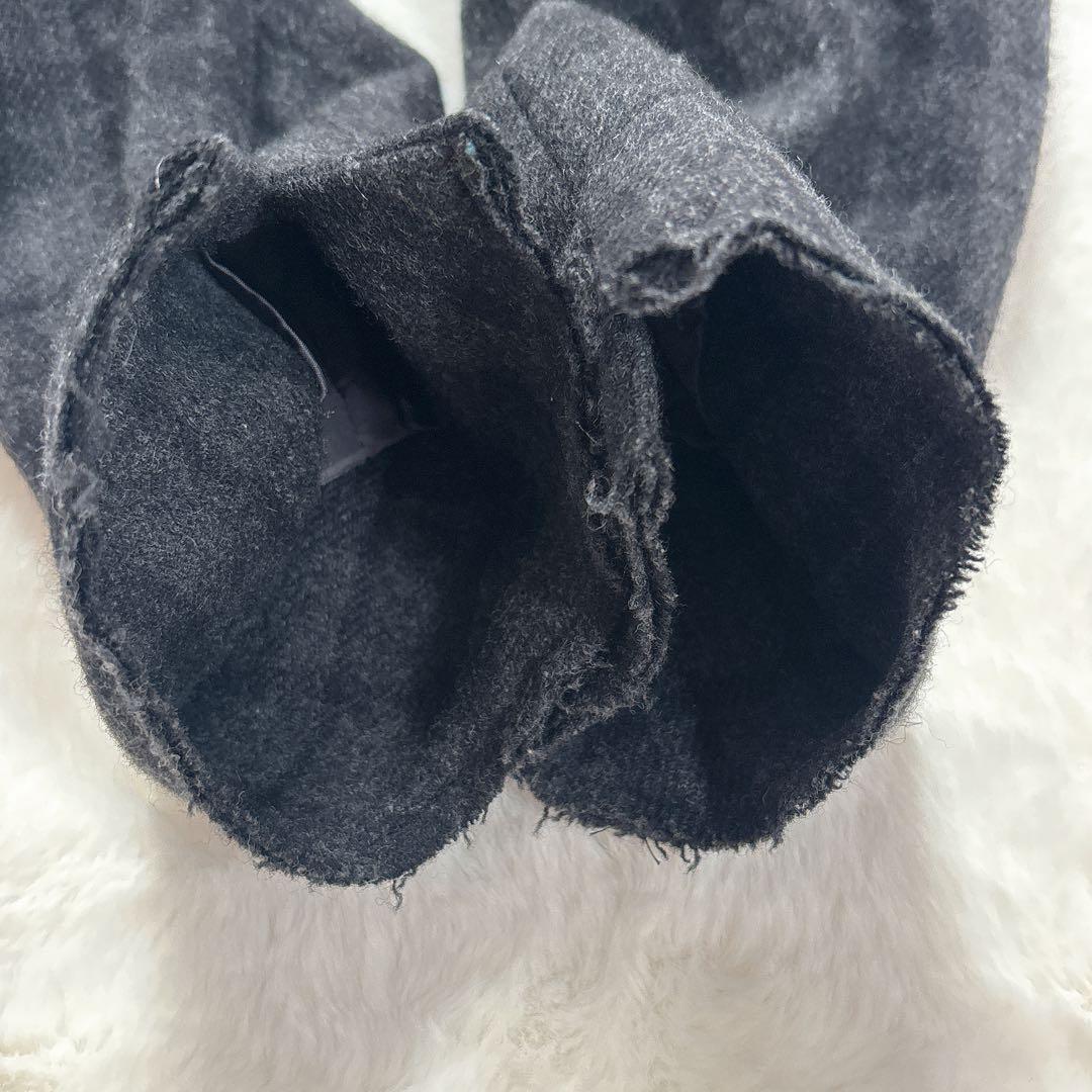 ヨウジヤマモト プリュスノアール ウール ヘム ジャケット サイズ 2 チェック