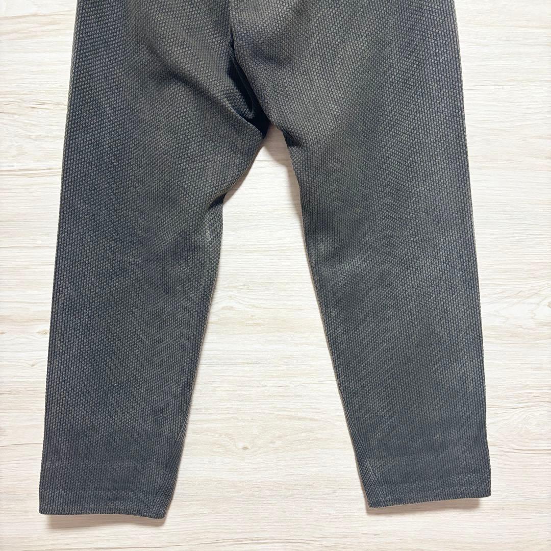 COLINA Sashiko curve Slacks 黒染