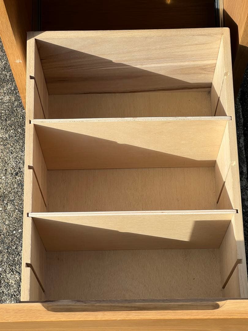 無印良品　無垢材デスクキャビネット　オーク材　学習机　2