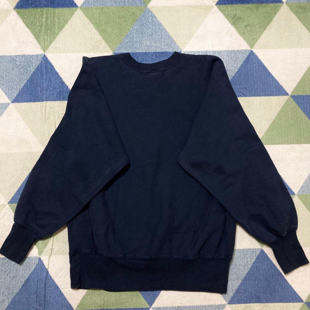 90s Champion濃紺 リバースウィーブ 刺繍タグ Lサイズ USA製
