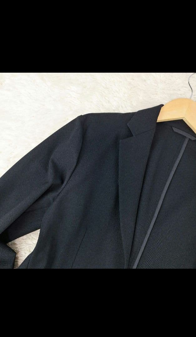 ユナイテッドアローズ　ビジネストラベルスーツ　ストレッチ　ブラック　M　洗える