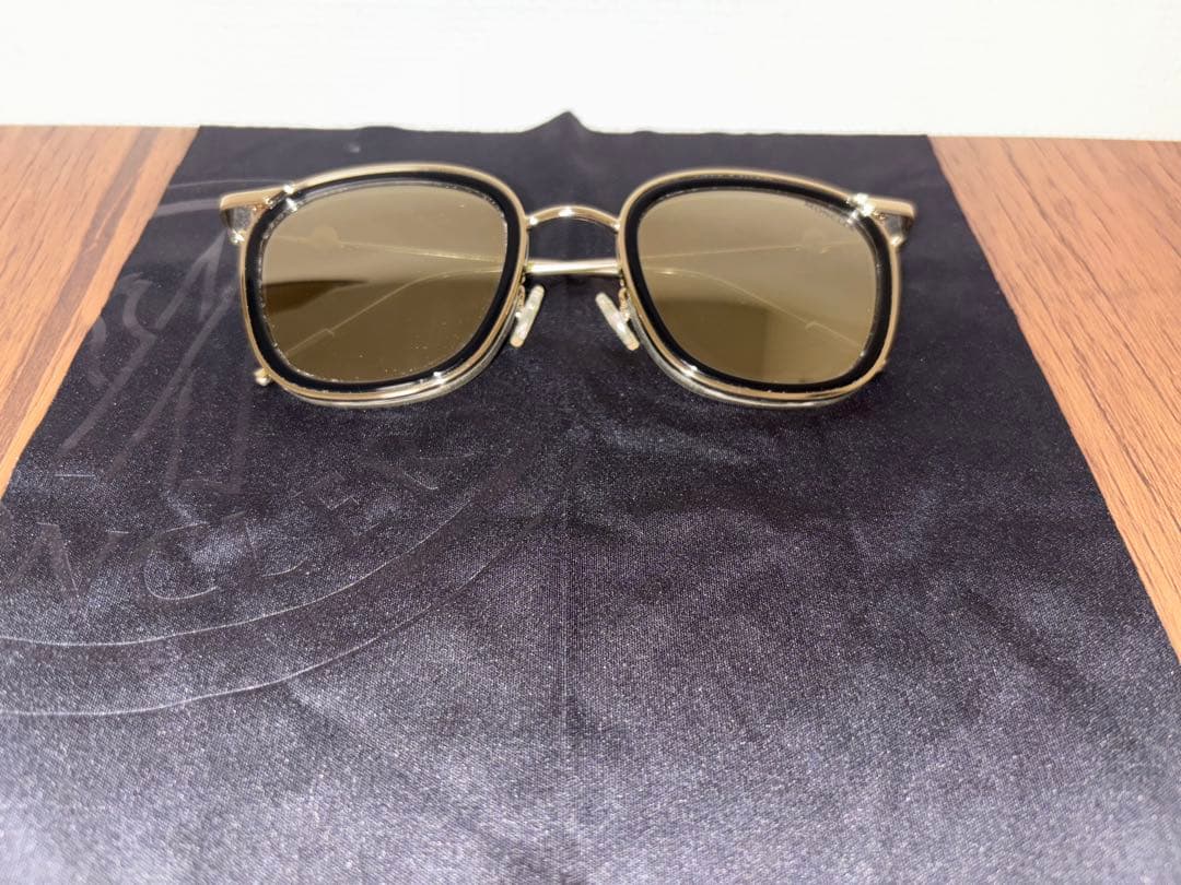 MONCLER GP×プラスチック サングラス ブラック×ゴールド ＡＢランク