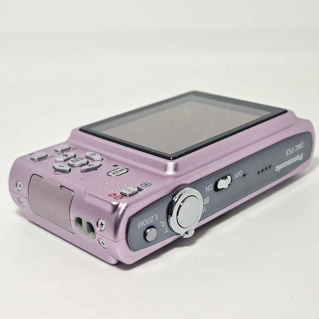 極美品 動作品 Panasonic LUMIX DMC-FS3 ピンク デジカメ