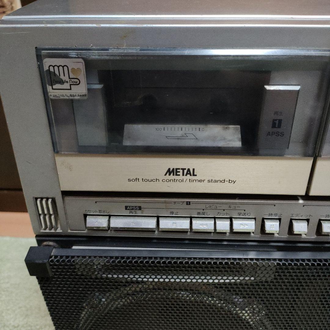 ジャンク品 SHARPシャープ THE SEARCHER-WGF-909ラジカセ