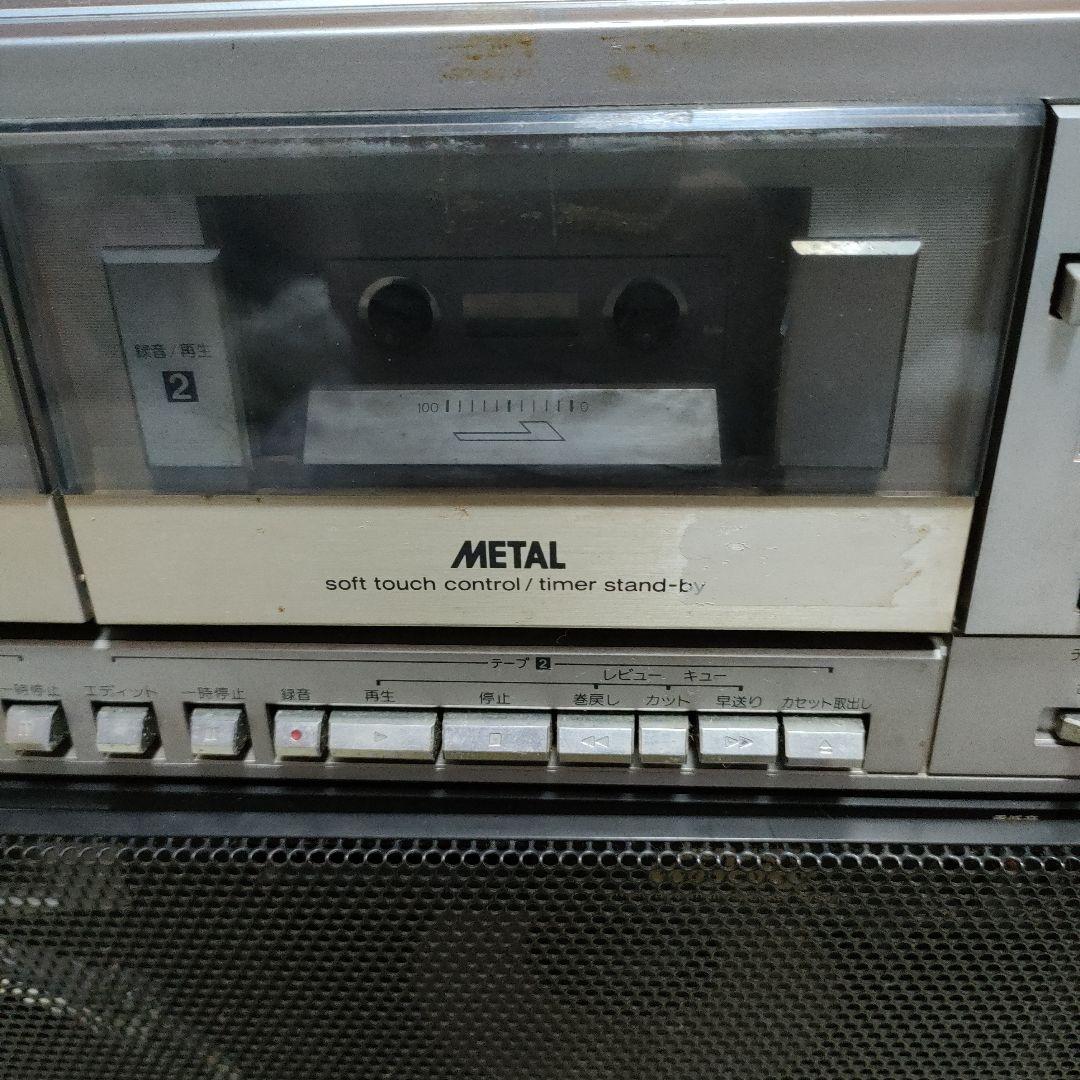 ジャンク品 SHARPシャープ THE SEARCHER-WGF-909ラジカセ