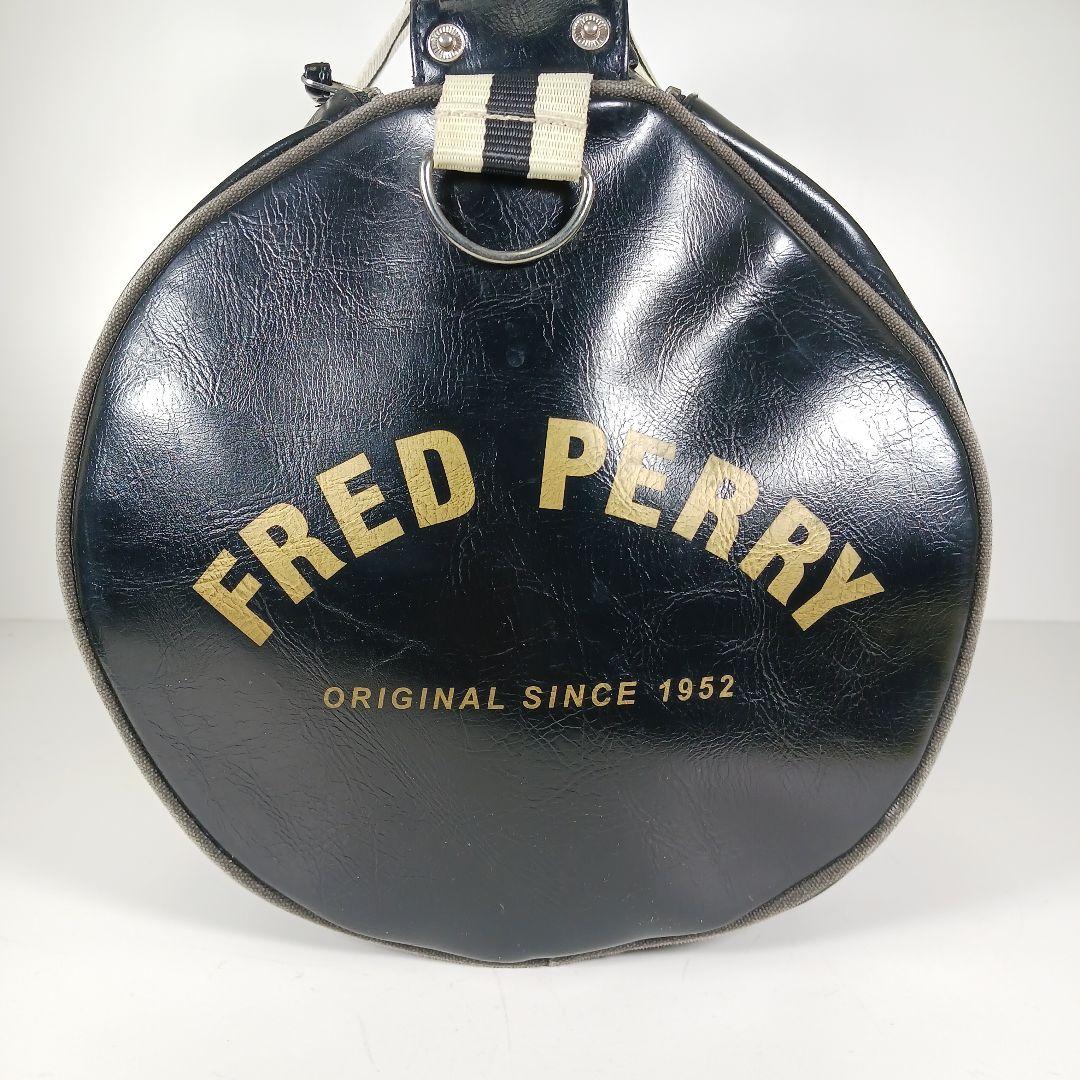 ✨美品✨フレッドペリー クラシックバレルバッグ ドラム型
