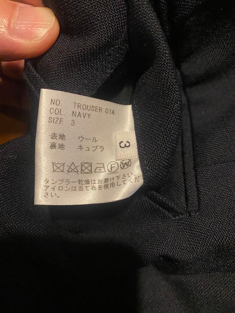 heugn freddie 2インプリーツテーパードスラックス　014 サイズ3