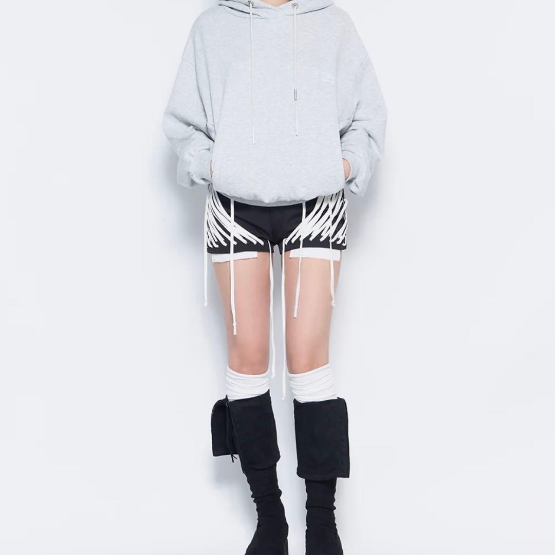 キティさんTHEREDTHREAD Slace up shorts S