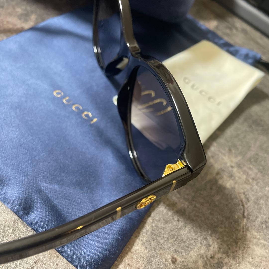 早い者勝ち 美品 正規品 最安値 GUCCI ブラック サングラス