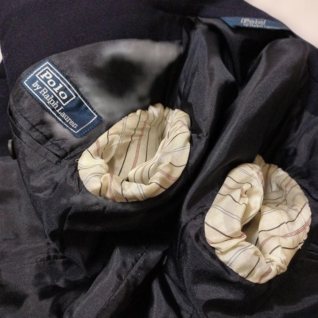 【極美品】ポロラルフローレン　セットアップ　金ボタン　シャツ×ネクタイ付　110