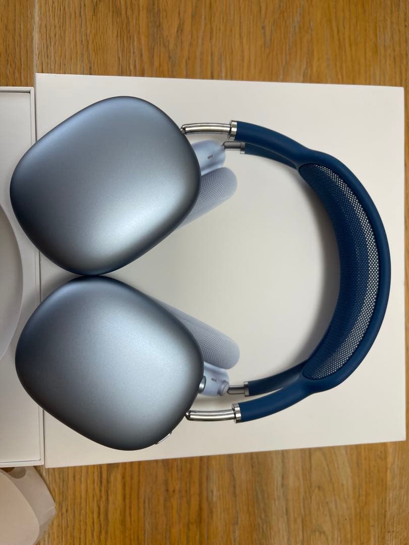 AirPods MAX ブルー　付属品完備&美品