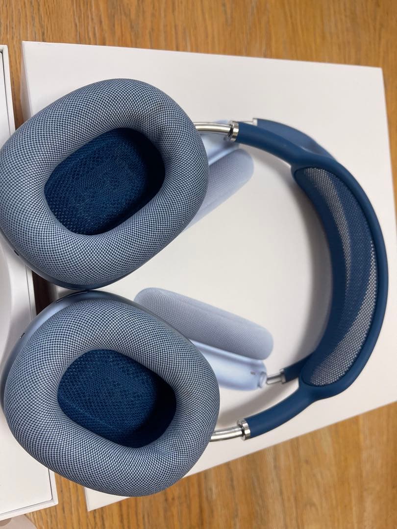 AirPods MAX ブルー　付属品完備&美品