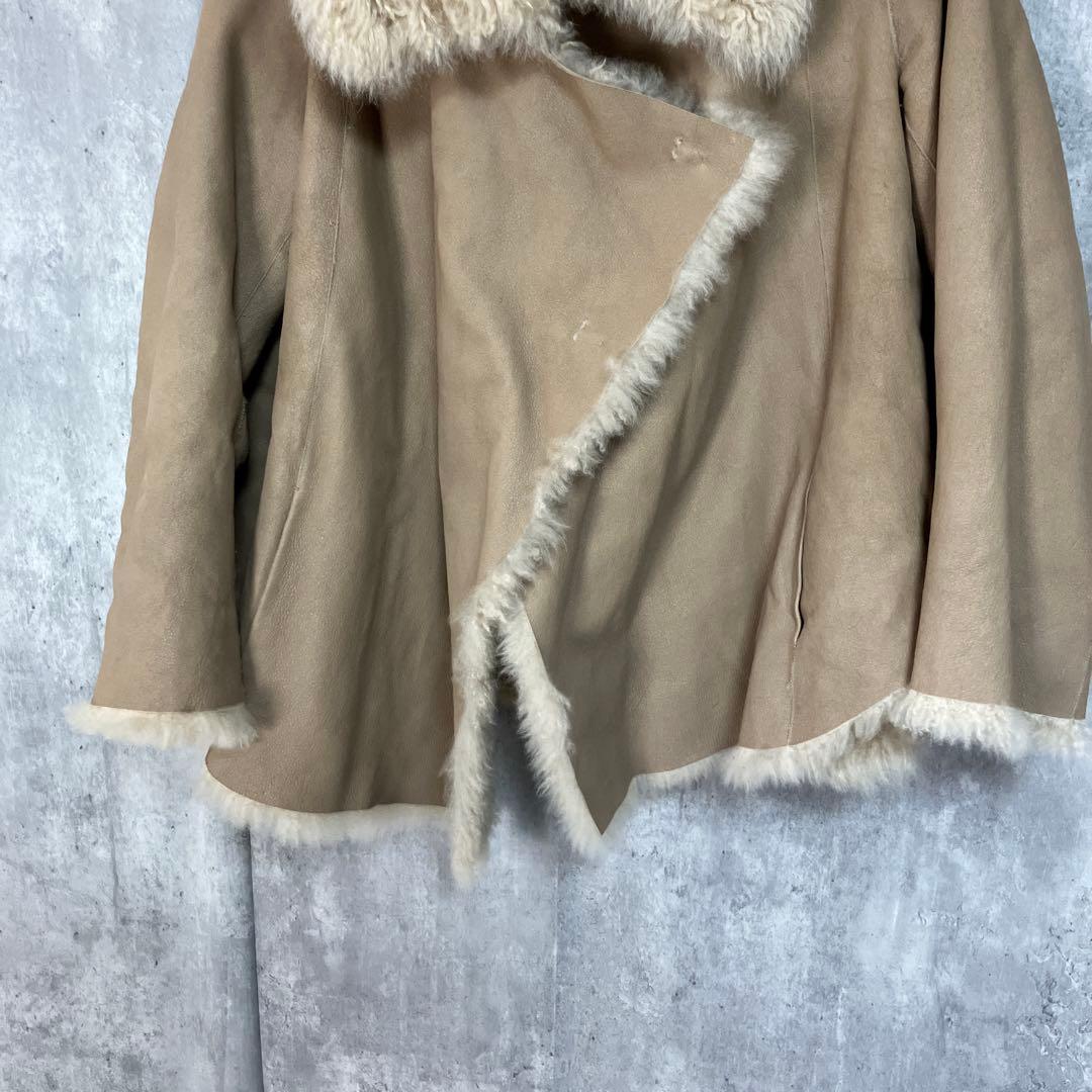 ひよん ニチロ社製 カシミヤゴート コート ムートン