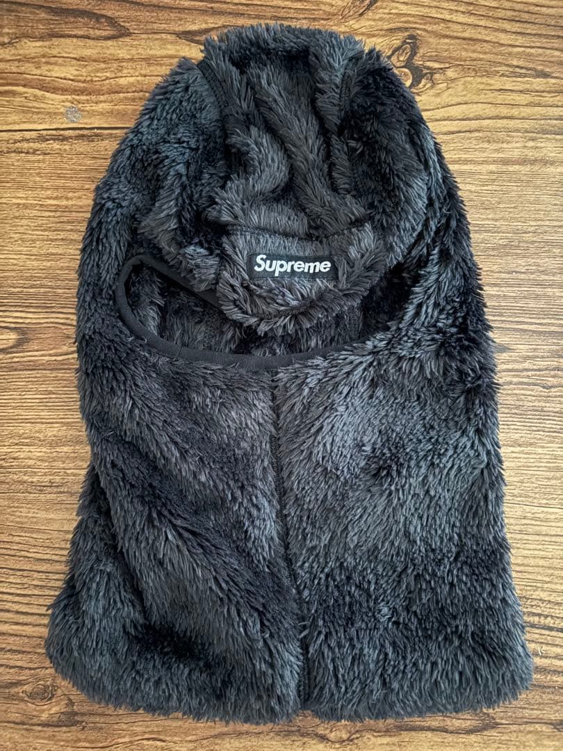 正規品 新品未使用 supreme fuzzy balaclava 黒
