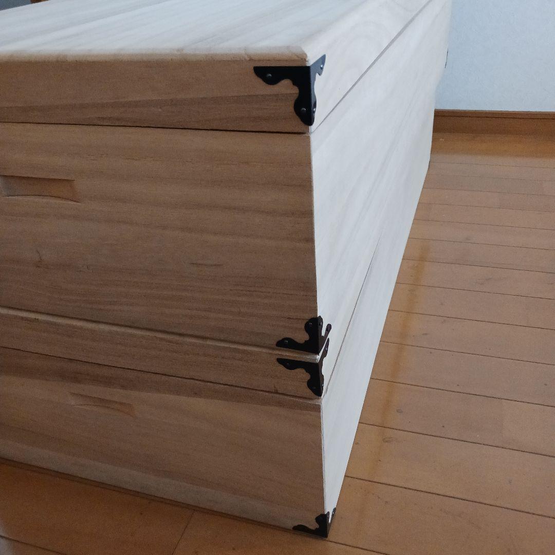 特売　4月15日迄 　たのめる便 　中古　桐箱　衣装ケース 2箱