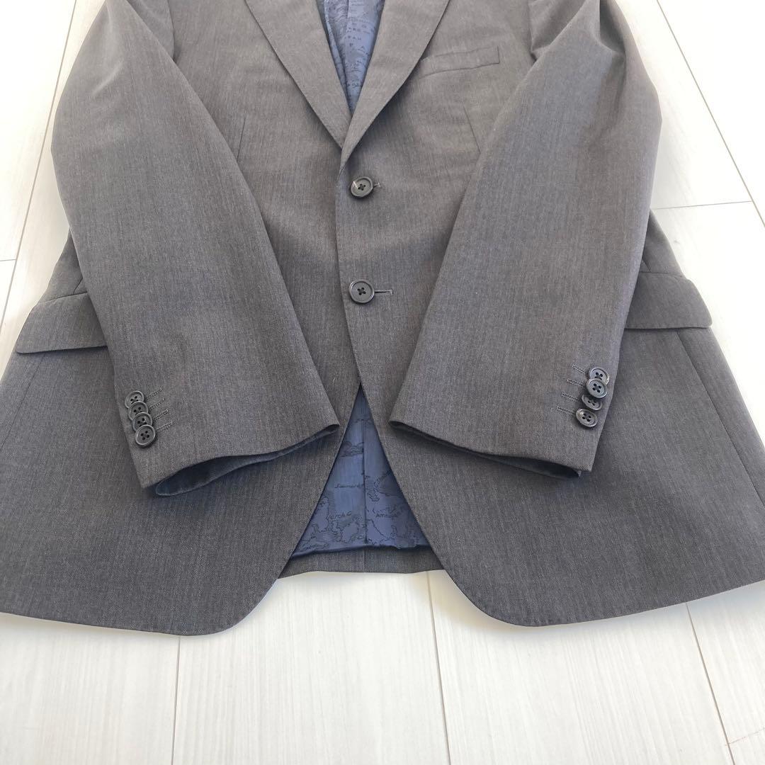 ポールスミス ロンドン　メンズ セットアップ 裏　地図柄 ダークグレー　 XL