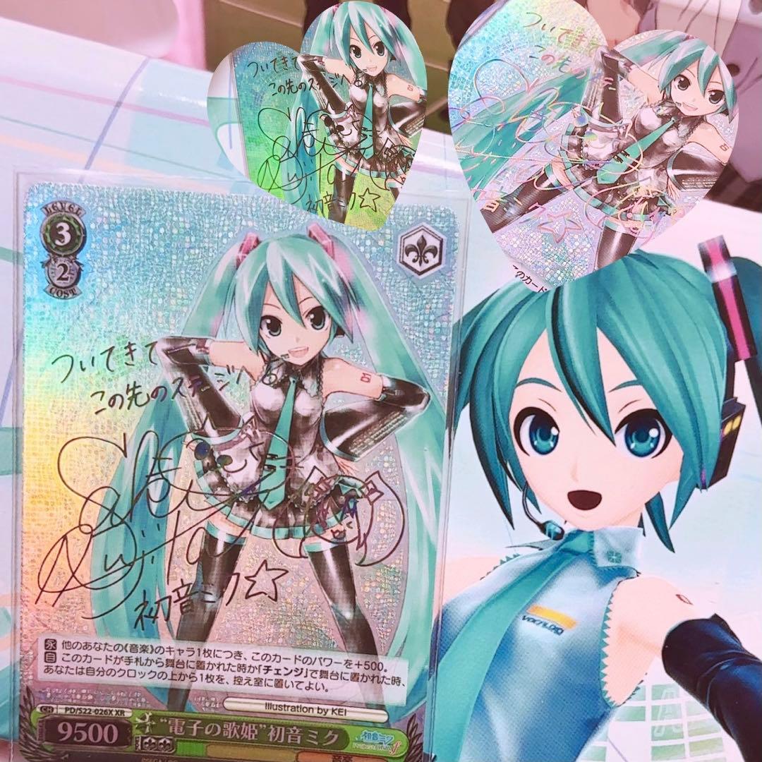 【激レア・超希少】初音ミク 電子の歌姫 Project DIVA F サイン入り