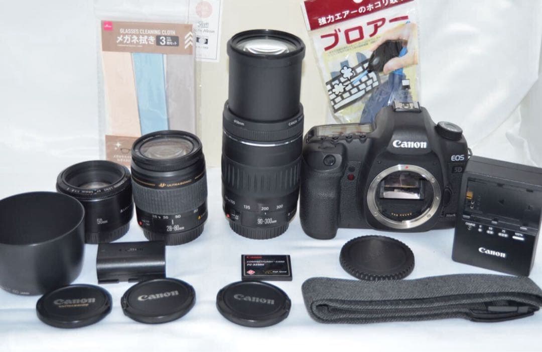 ☆高性能フルサイズ機☆Canon EOS 5D mark II トリプルレンズ