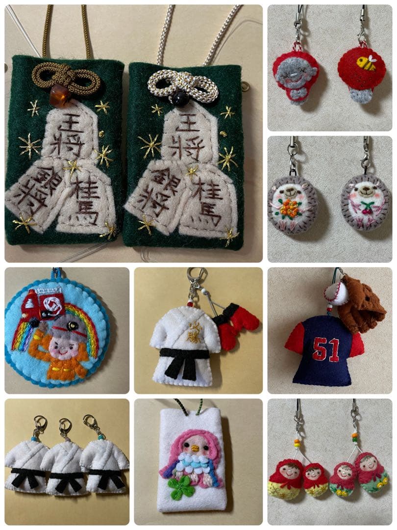 オーダー　フェルトマスコット