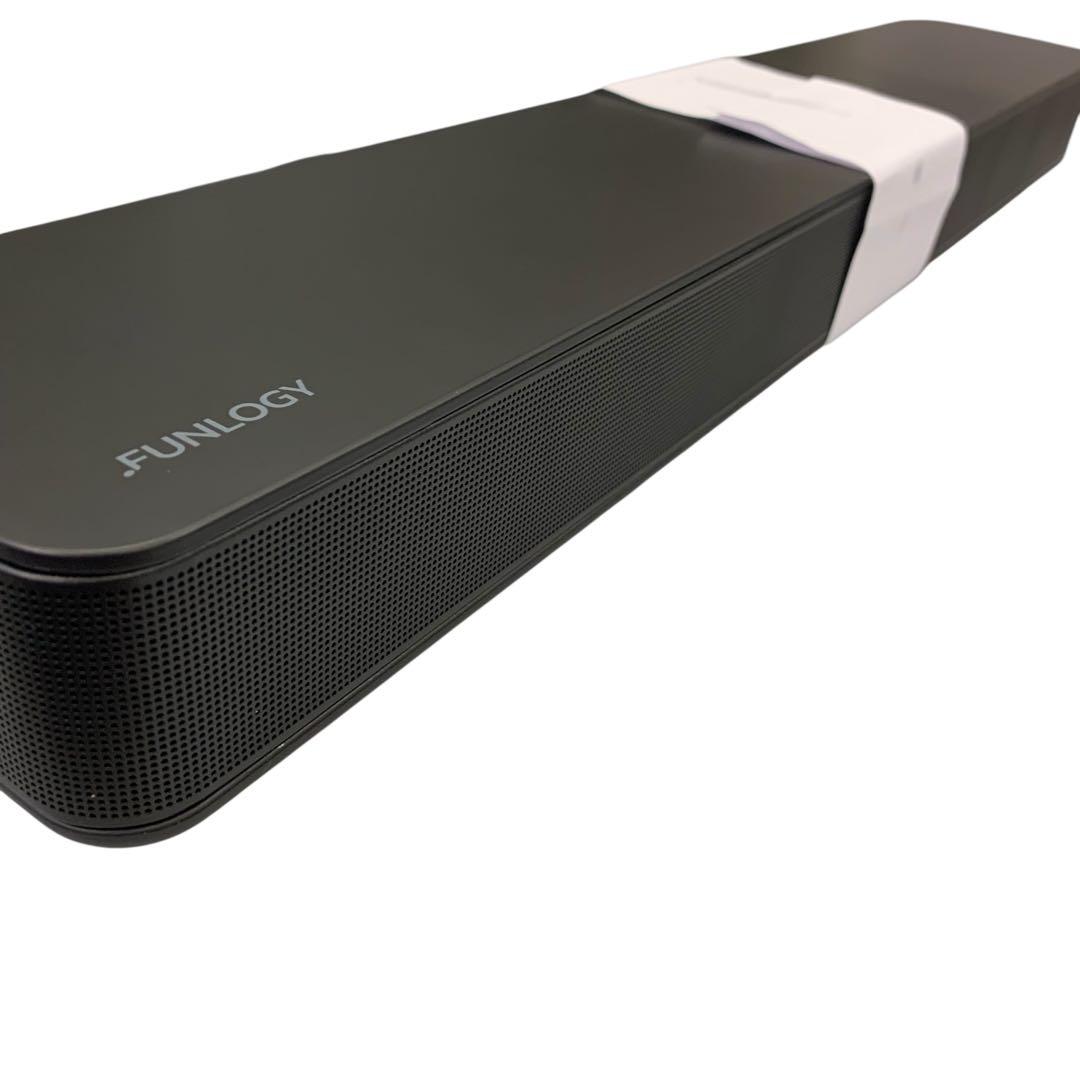 【開封・未使用】FUNLOGY サウンドバー スピーカー ブラック テレビ 音響