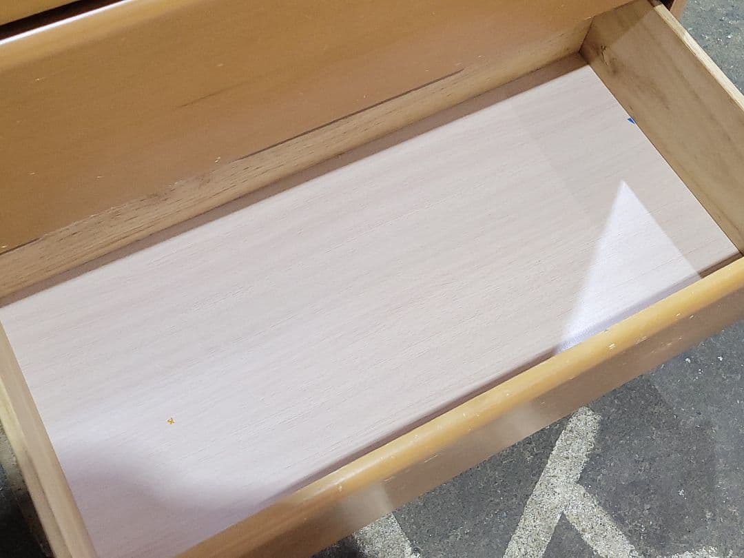 NITORI ニトリ 8段 ハイチェスト ペルレ80 LBR ナチュラルカラー