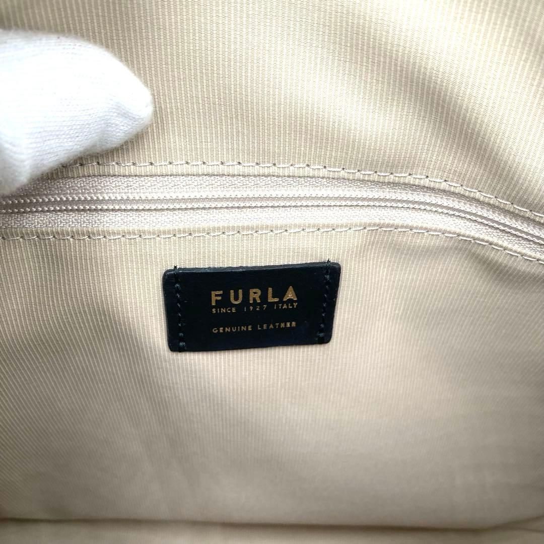 極美品✨FURLA フルラ 現行 パイパー 2way ハンドバッグ キャメル