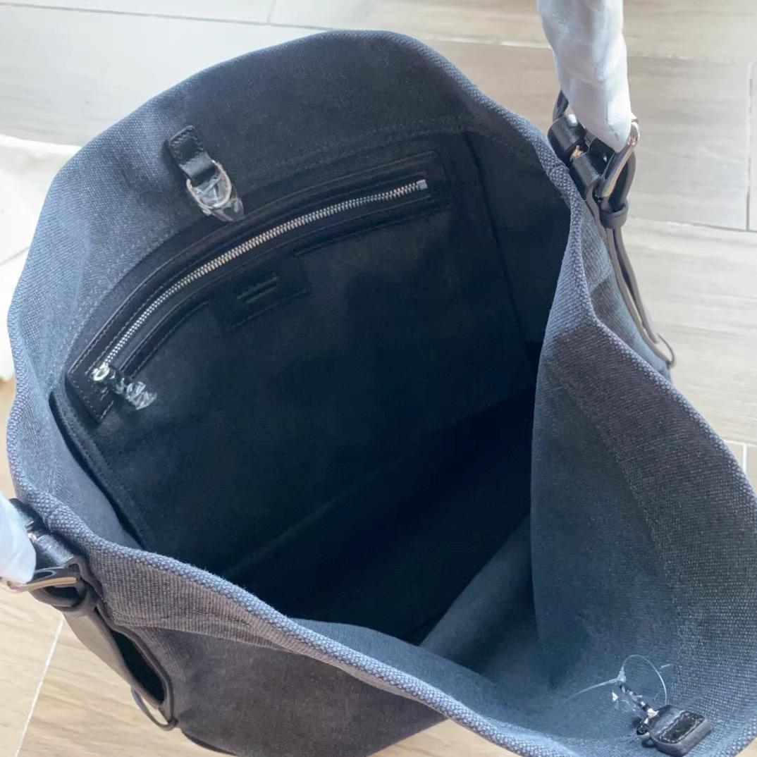 Lemaire 25SS ベルテッド トートバッグ キャンバス